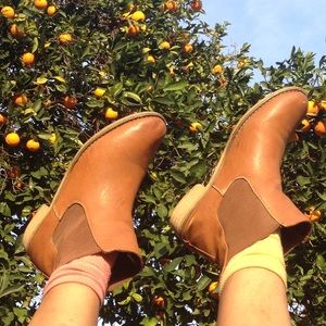 Hazel Brown Chelsea Ankle Boots